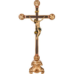 Cristo Barroco en pedestal con Evangelistas